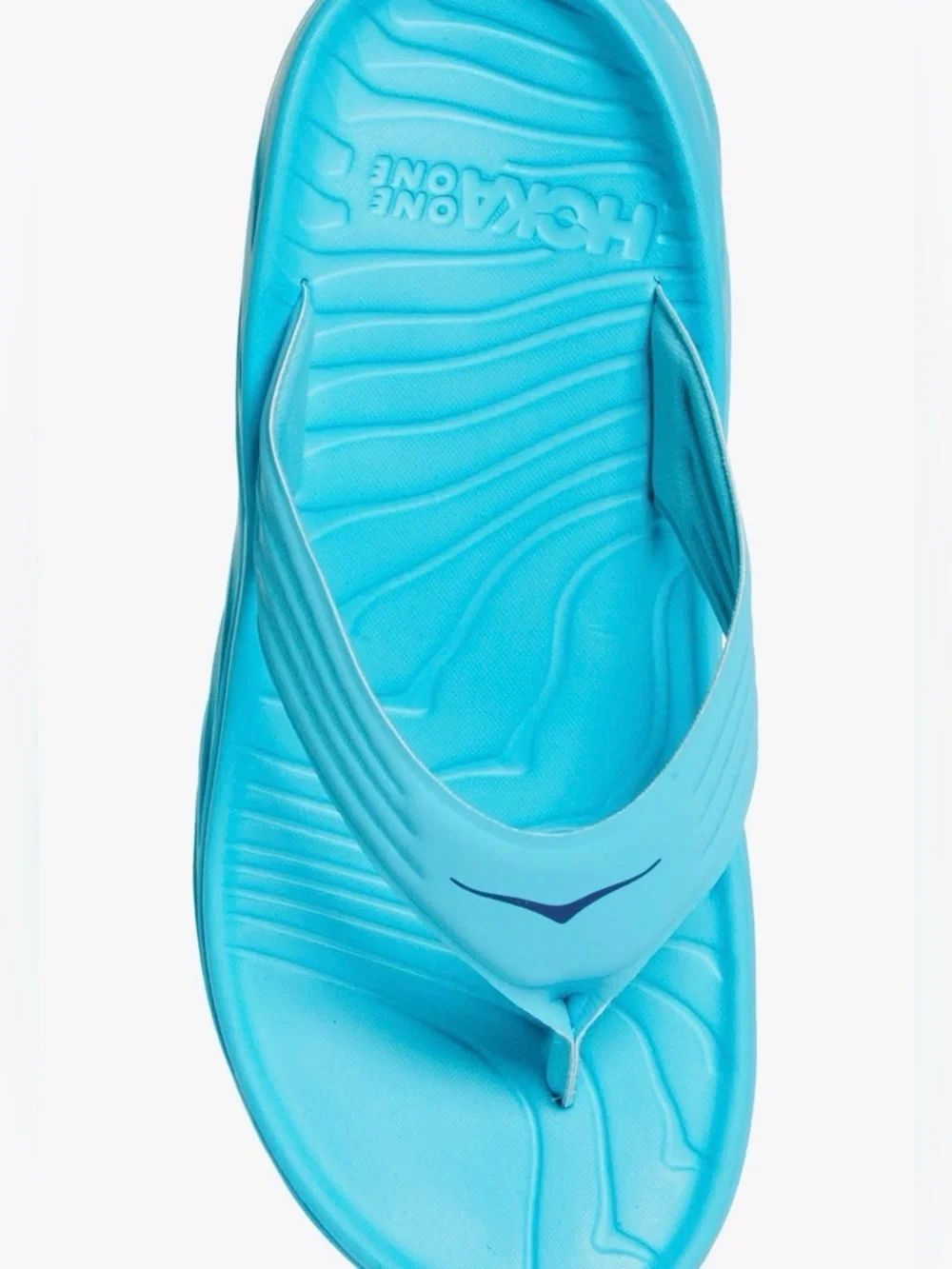 Hoka One One Ora Recovery Scuba Blue Mens Flip Flops!!(11)